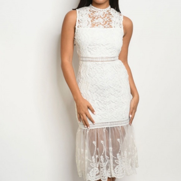 Dresses & Skirts - 🎉🔥😱Floral Lace Embroidery Dress💕💕💕